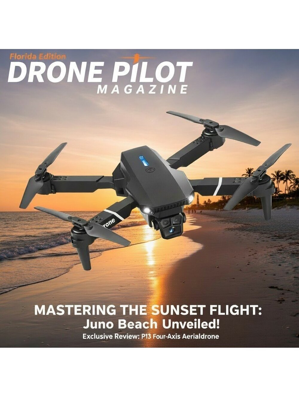 DMES P13 Drone HD Camera Dual Lens Optical Flow 360° Roll App Control NIB